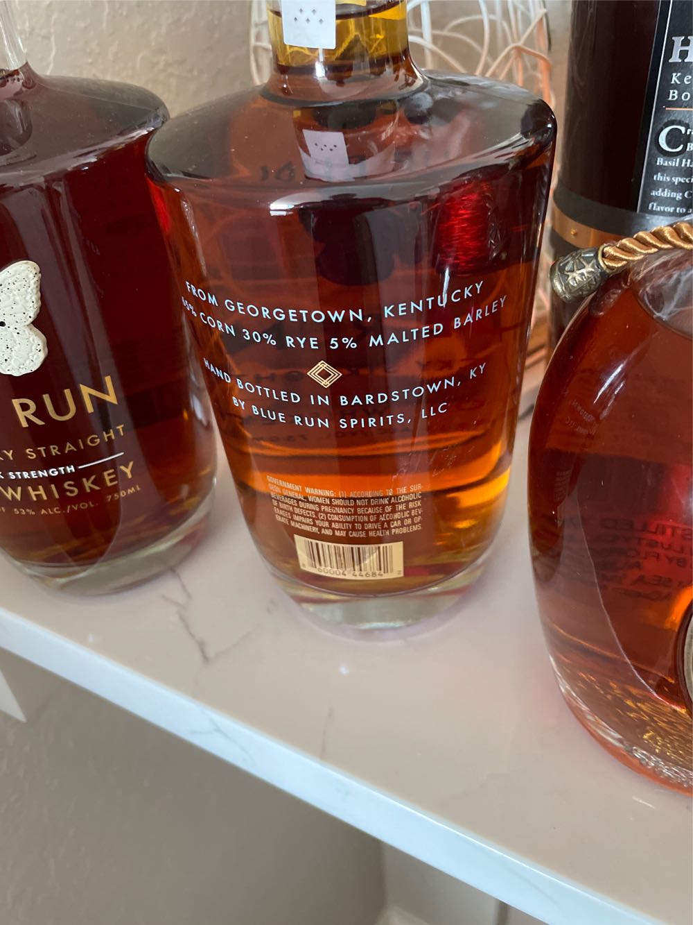 Blue Run High Rye - Blue Run spirits, LLC (750 mL) alcohol collectible [Barcode 860004446842] - Main Image 2