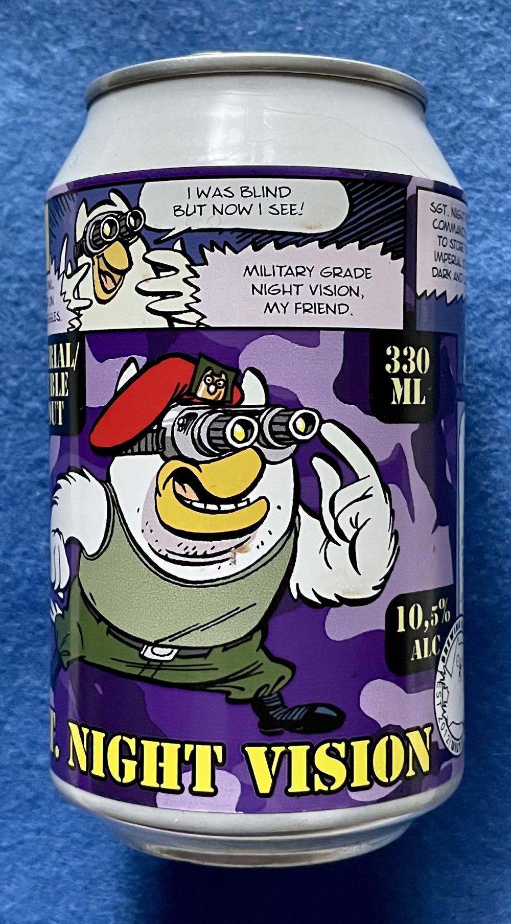 Sgt. Night Vision - Uiltje Brewing Company (330 mL) alcohol collectible [Barcode 8720254563992] - Main Image 2