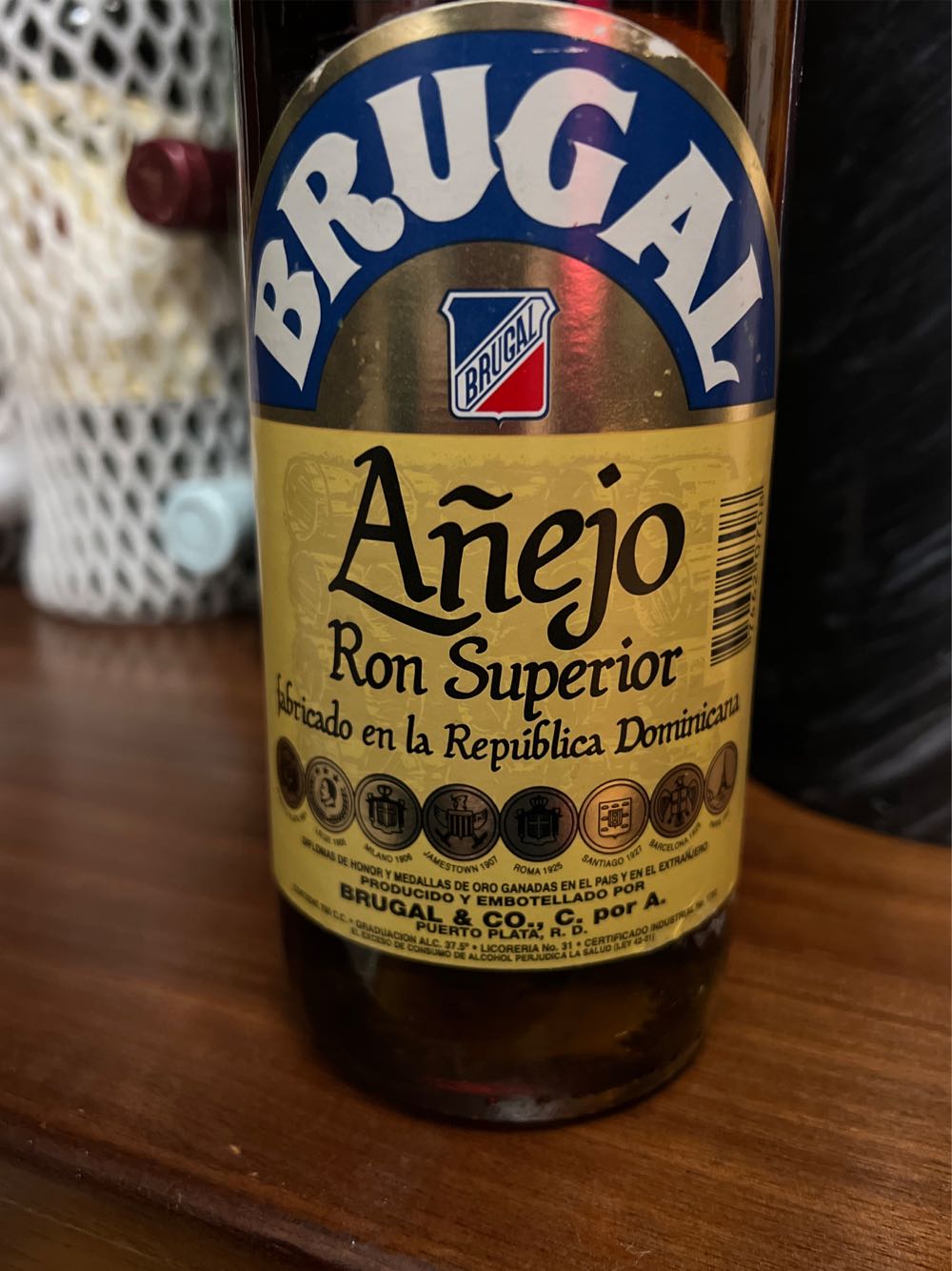 Brugal Anejo Rum - Brugal (750 mL) alcohol collectible [Barcode 74620708] - Main Image 2