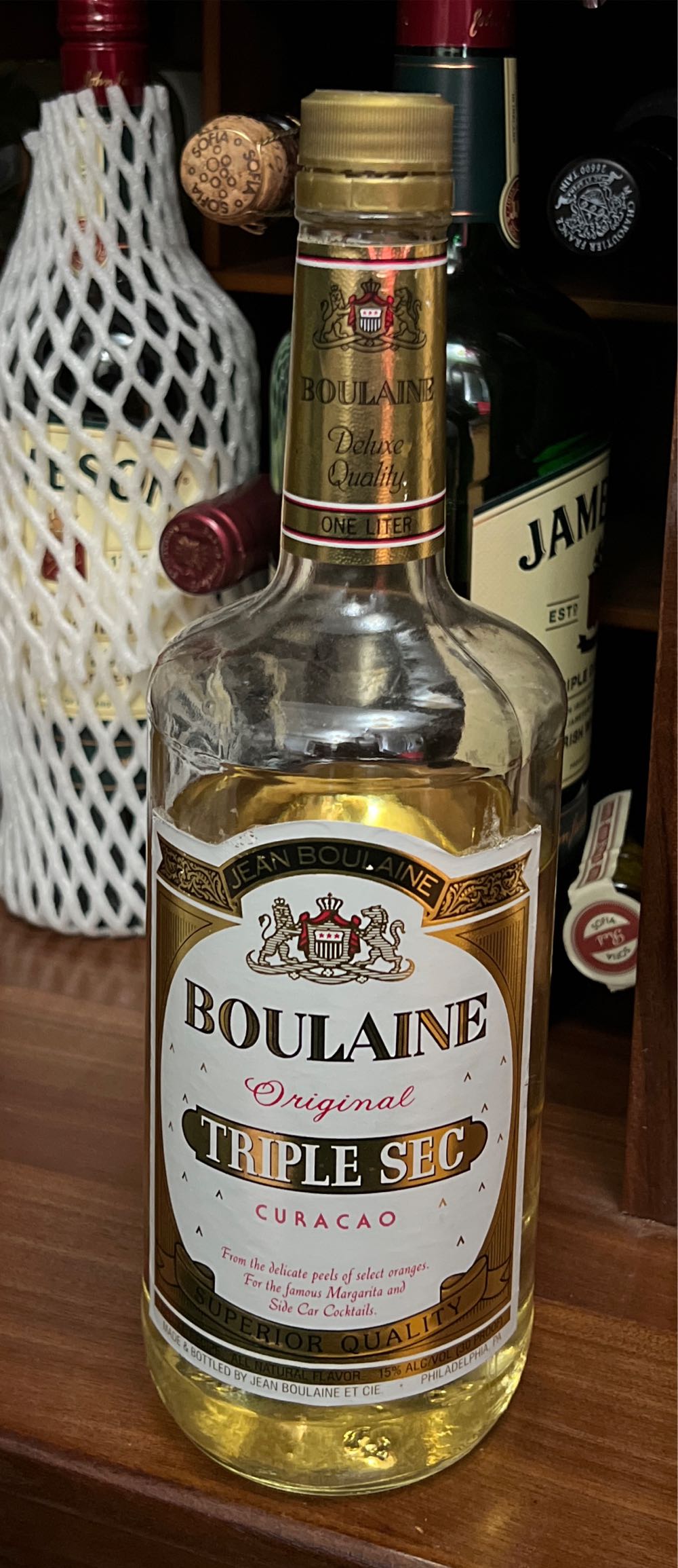 Boulane Triple Sec - Boulaine (750 mL) alcohol collectible [Barcode 084380314735] - Main Image 2