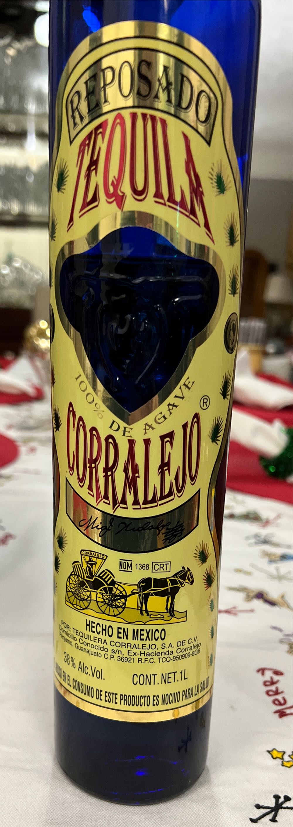 Corralejo Tequila Reposado Corralejo Reposado Tequila Corralejo 1 Flasche  (1 L) alcohol collectible [Barcode 7503000677027] - Main Image 2