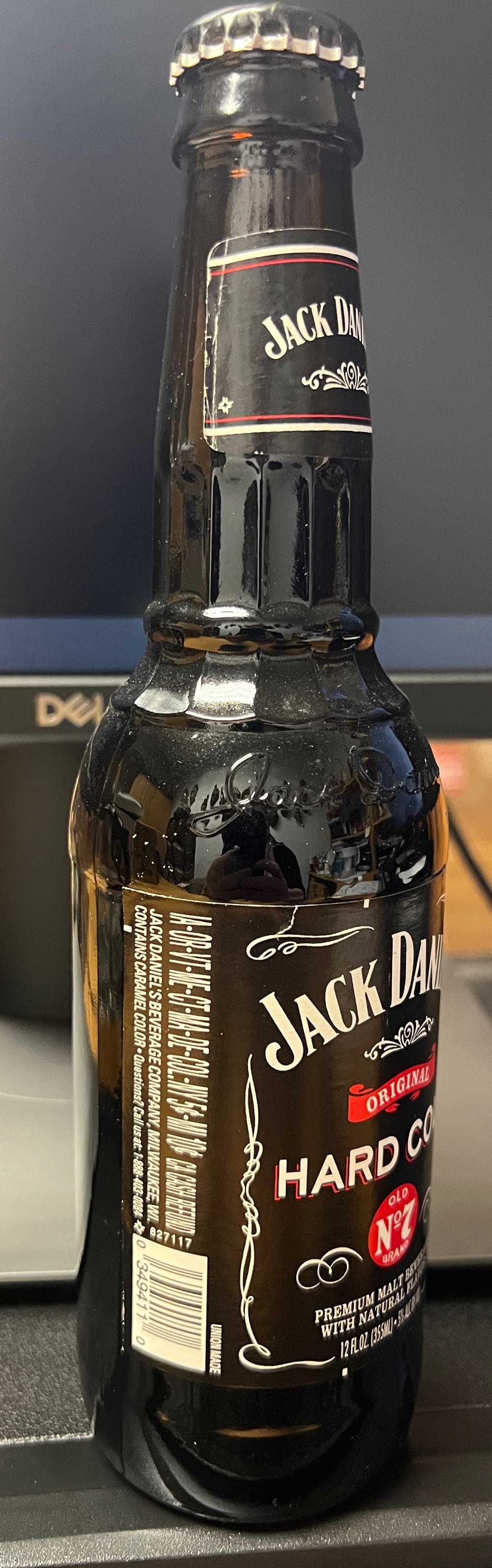 Hard cola - Jack Daniel Distillery (355 mL) alcohol collectible [Barcode 03494110] - Main Image 2