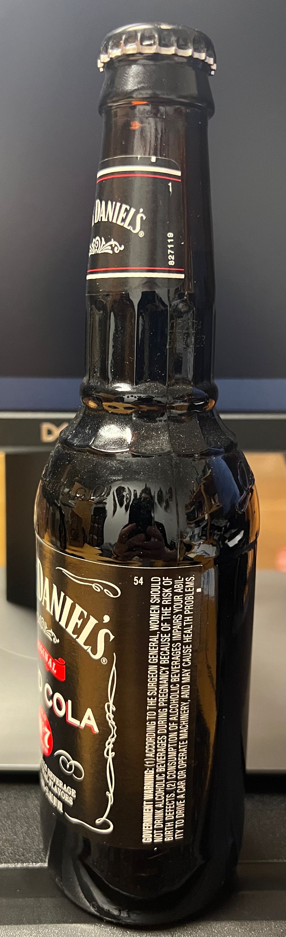 Hard cola - Jack Daniel Distillery (355 mL) alcohol collectible [Barcode 03494110] - Main Image 3