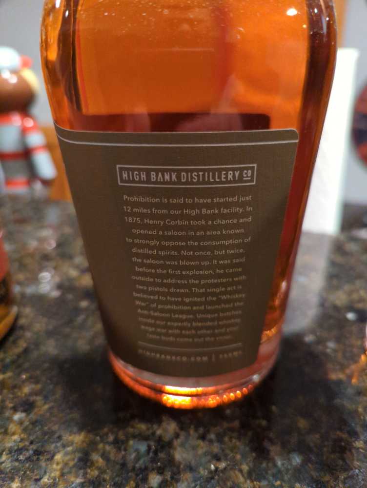 High Bank Whiskey War - High Bank alcohol collectible [Barcode 860483001488] - Main Image 3