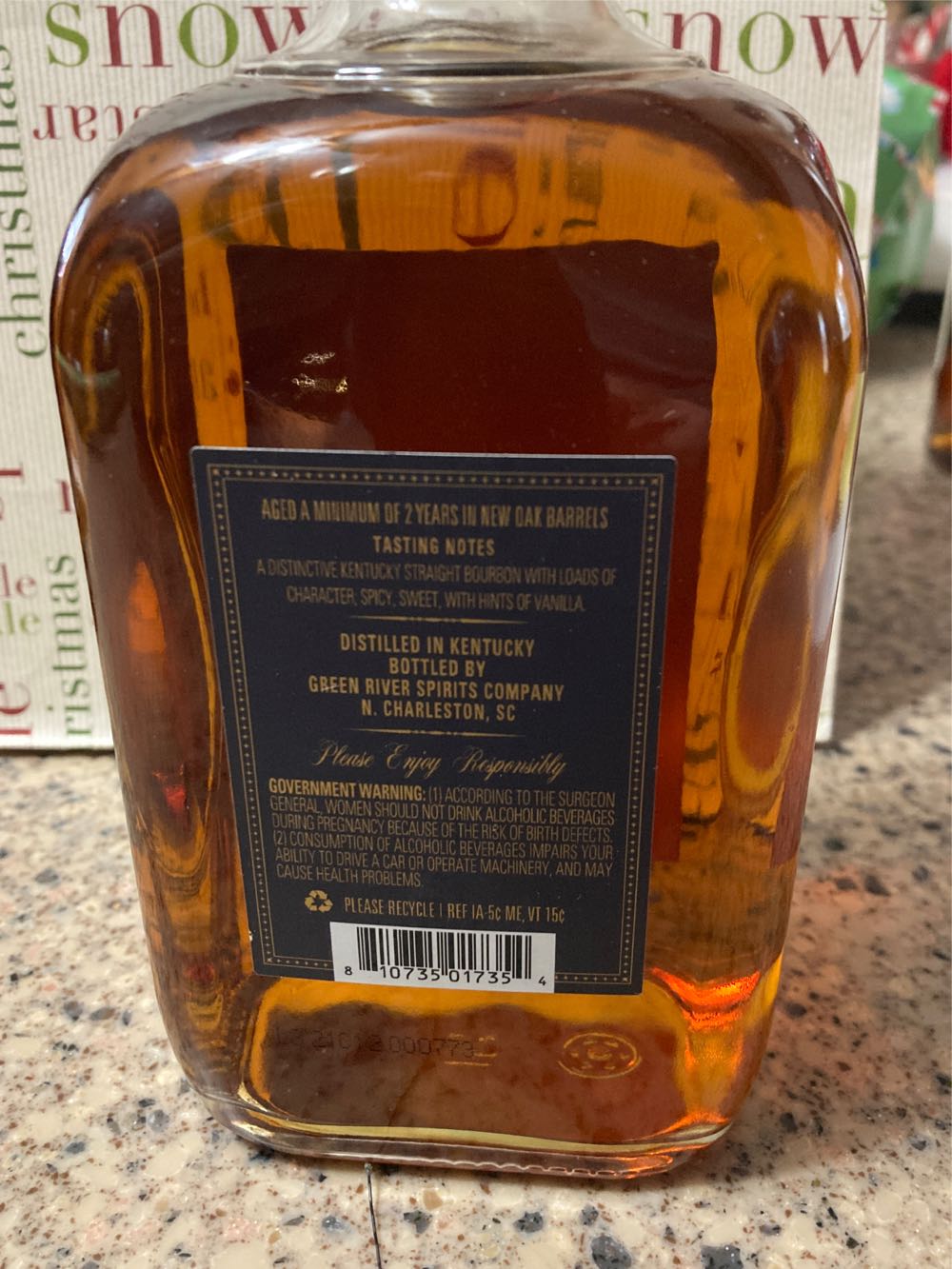 Donewell’s Green River - Green River Spirits (750 mL) alcohol collectible [Barcode 810735017354] - Main Image 2