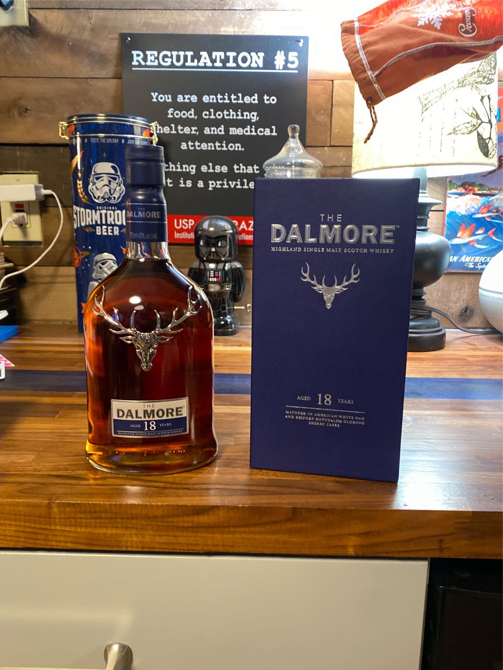 The Dalmore 18 Year Old Single Malt - Dalmore Distillery (750 mL) alcohol collectible [Barcode 087647111818] - Main Image 3
