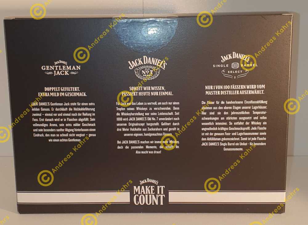 Jack Daniels of fine Whiskey - Jack Daniels Distillery (50 mL) alcohol collectible [Barcode 5099873211151] - Main Image 2