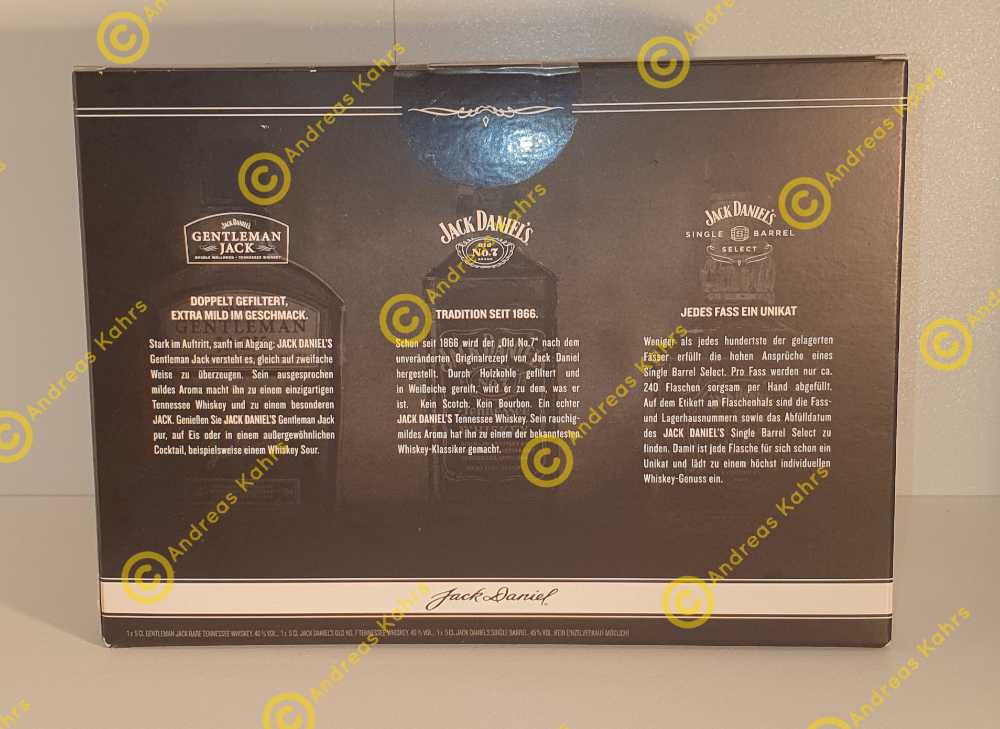 Jack Daniels Family Of Fine Whiskey Giftset - Jack Daniels Distillery (50 mL) alcohol collectible - Main Image 2