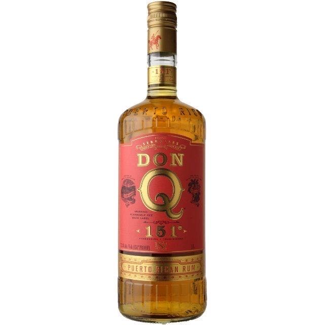 Rum Don Q 151 1L  alcohol collectible [Barcode 082301101518] - Main Image 2