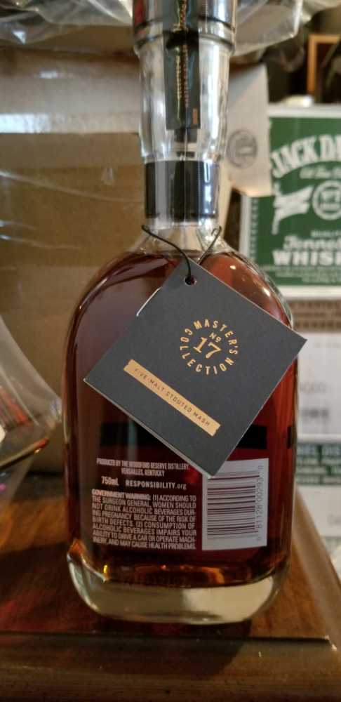 Woodford Reserve Master’s Collection Series 17 - Woodford Reserve Distillery (750 mL) alcohol collectible [Barcode 081128002930] - Main Image 2