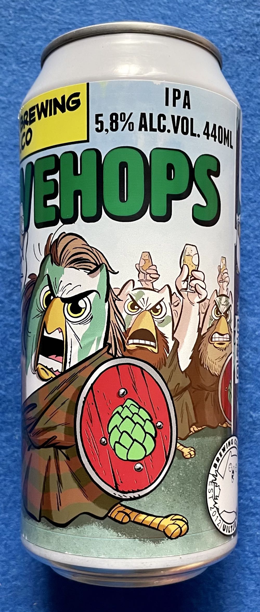 Bravehops - Uiltje Brewing Company (440 mL) alcohol collectible [Barcode 8720254563893] - Main Image 4