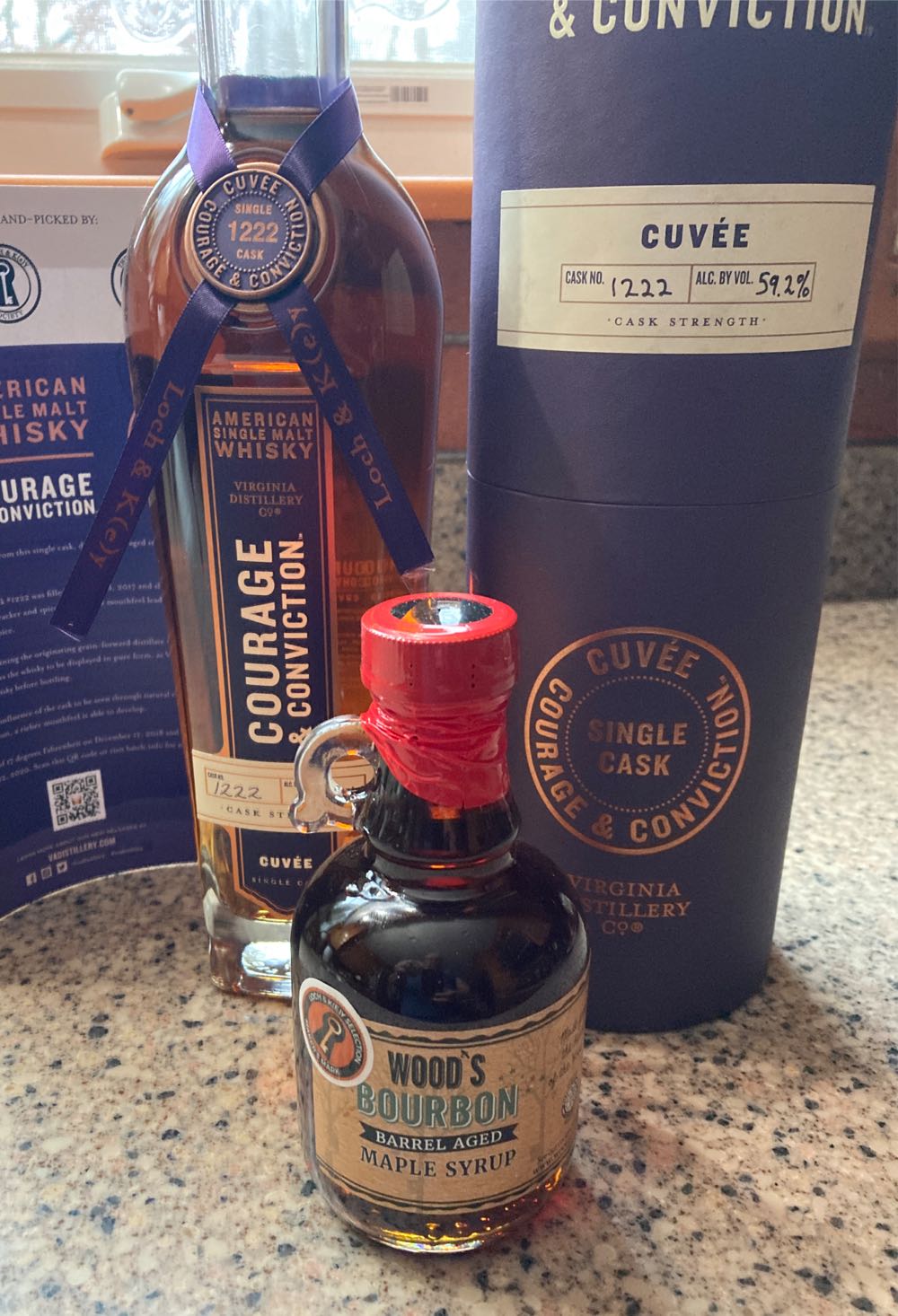 Virginia Distillery Courage & Conviction Cuvee - Virginia Distillery Company (750 mL) alcohol collectible [Barcode 856084008148] - Main Image 2