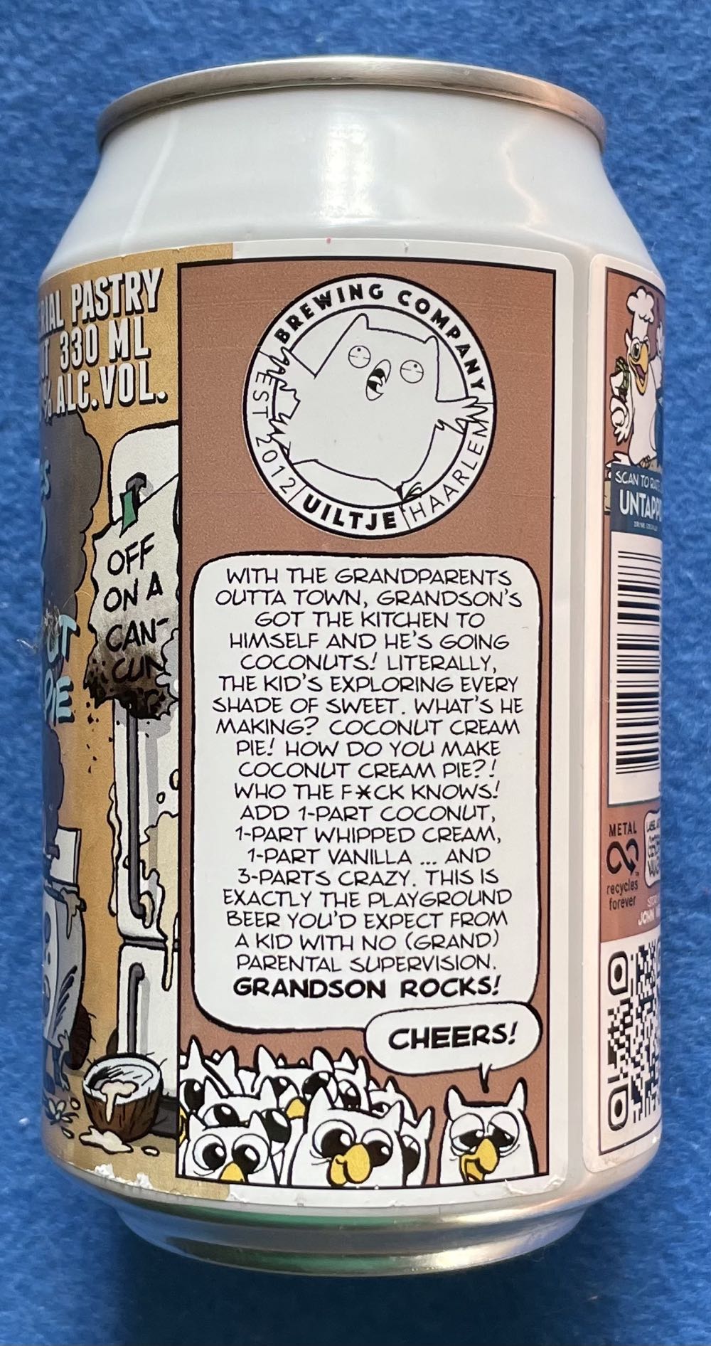 Grandson Series Vol.2 - Uiltje Brewing Company (330 mL) alcohol collectible [Barcode 8720254564098] - Main Image 3