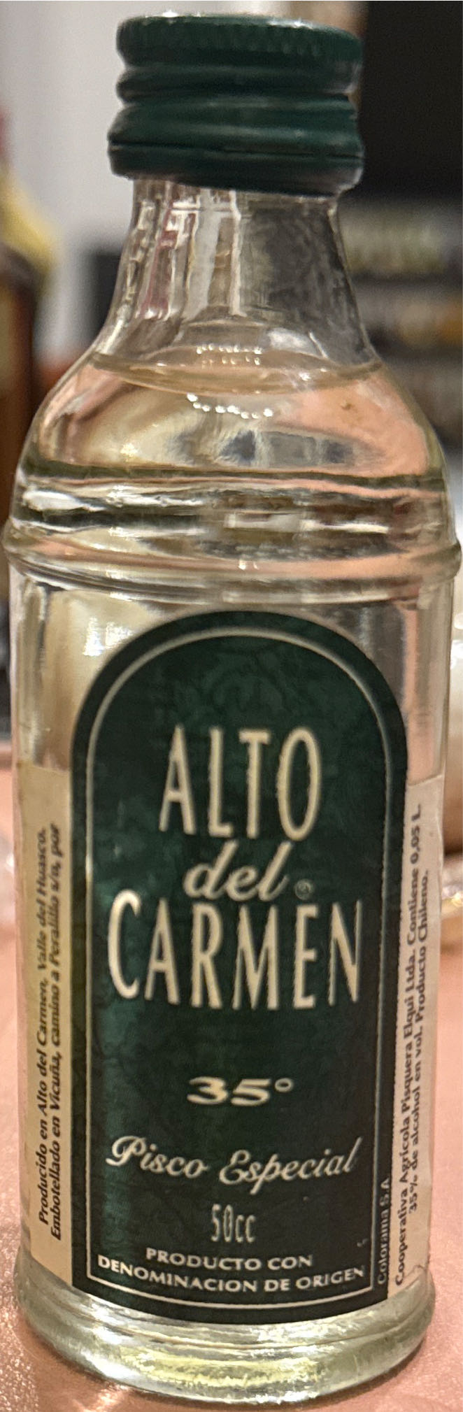Alto Del Carmen Pisco Reservado - Alto Del Carmen (750 mL) alcohol collectible - Main Image 2