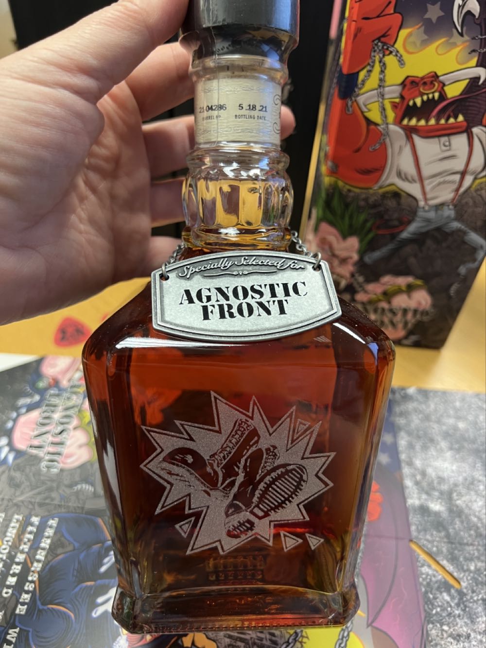 Agnostic Front  - Jack Daniel Distillery (750 mL) alcohol collectible - Main Image 2