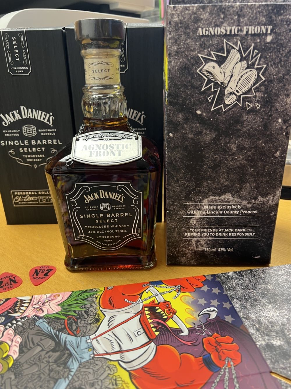 Agnostic Front  - Jack Daniel Distillery (750 mL) alcohol collectible - Main Image 3