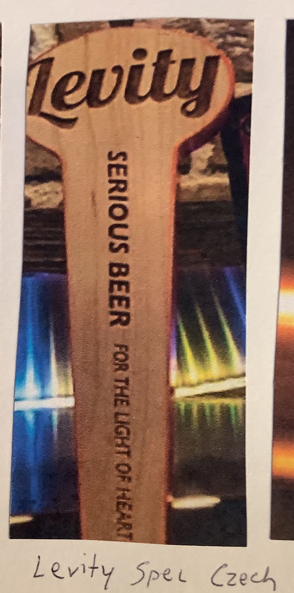 Levity Spel Czech - Levity Brewing Company alcohol collectible - Main Image 3