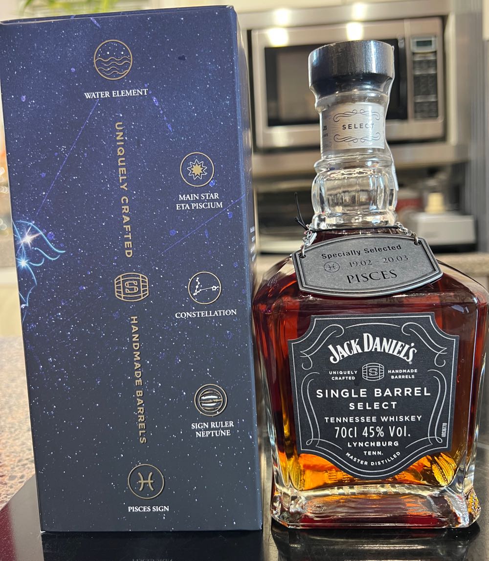 Zodiac Picses 2021 Poland - Jack Daniel Distillery (700 mL) alcohol collectible - Main Image 2