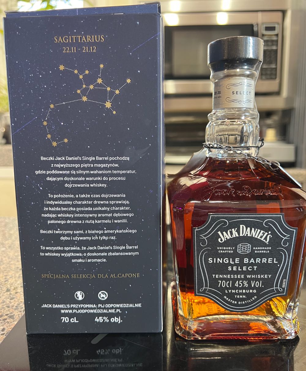 Zodiac Sagittarius 2021 Poland - Jack Daniel Distillery (700 mL) alcohol collectible - Main Image 3