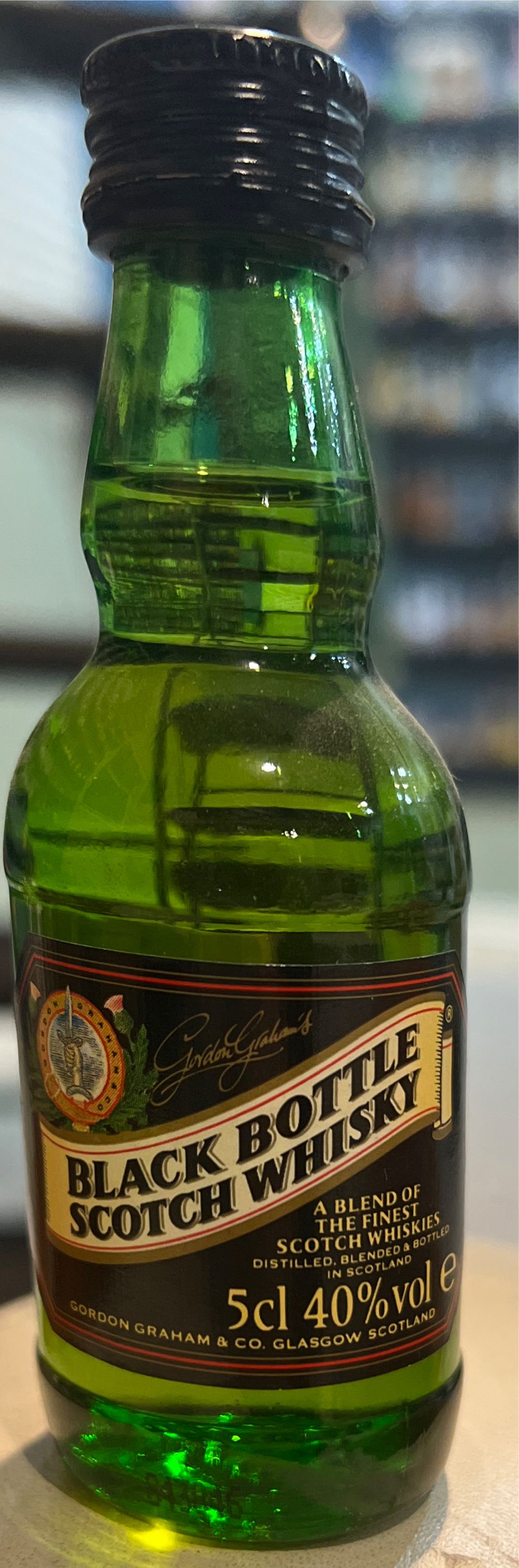 Black Bottle - Scotland (50 mL) alcohol collectible - Main Image 2