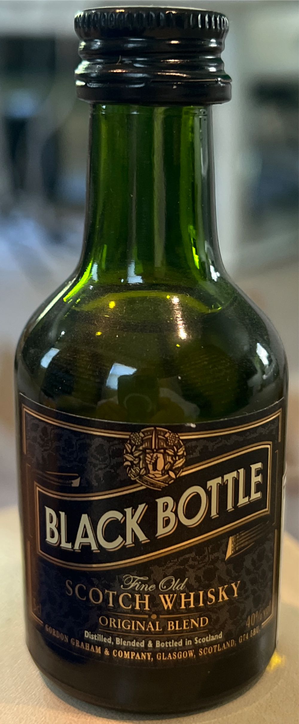 Black Bottle - Scotland (50 mL) alcohol collectible - Main Image 3