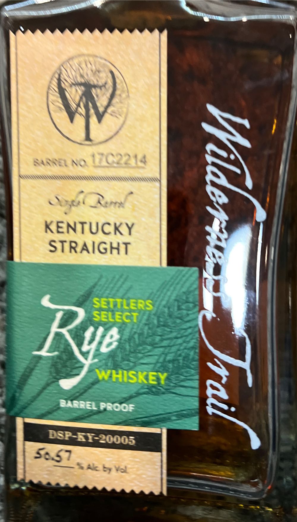Wilderness Trail Rye - Wilderness Trail (750 mL) alcohol collectible [Barcode 852989005121] - Main Image 2