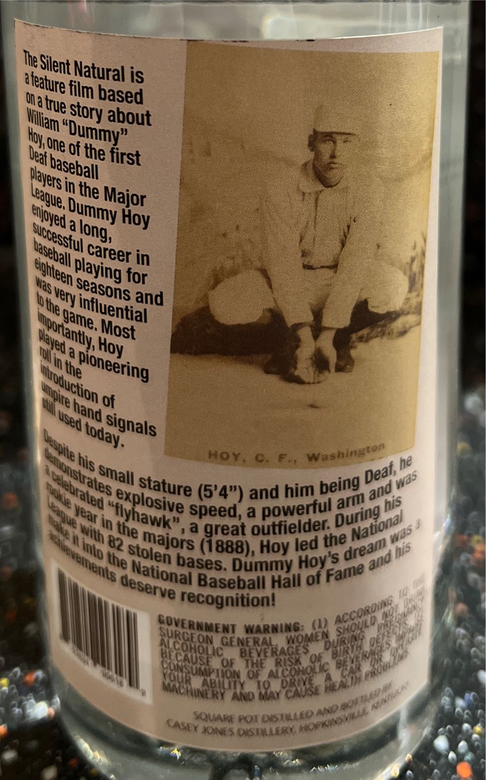 The Silent Natural - Casey Jones  Select Moonshine (375 mL) alcohol collectible [Barcode 851624006189] - Main Image 3