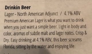 Tampa Bay Lager - Tampa Bay Brewing Company alcohol collectible - Main Image 3