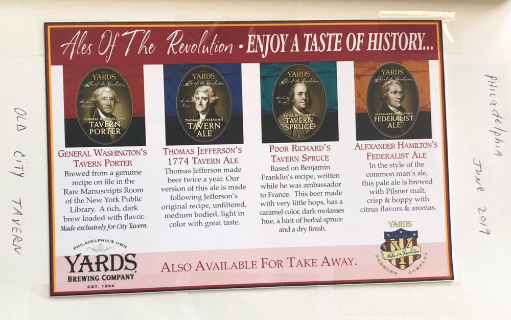 Yard’s Brewing Jefferson’s Golden Ale - Yard’s Brewing Company alcohol collectible - Main Image 2