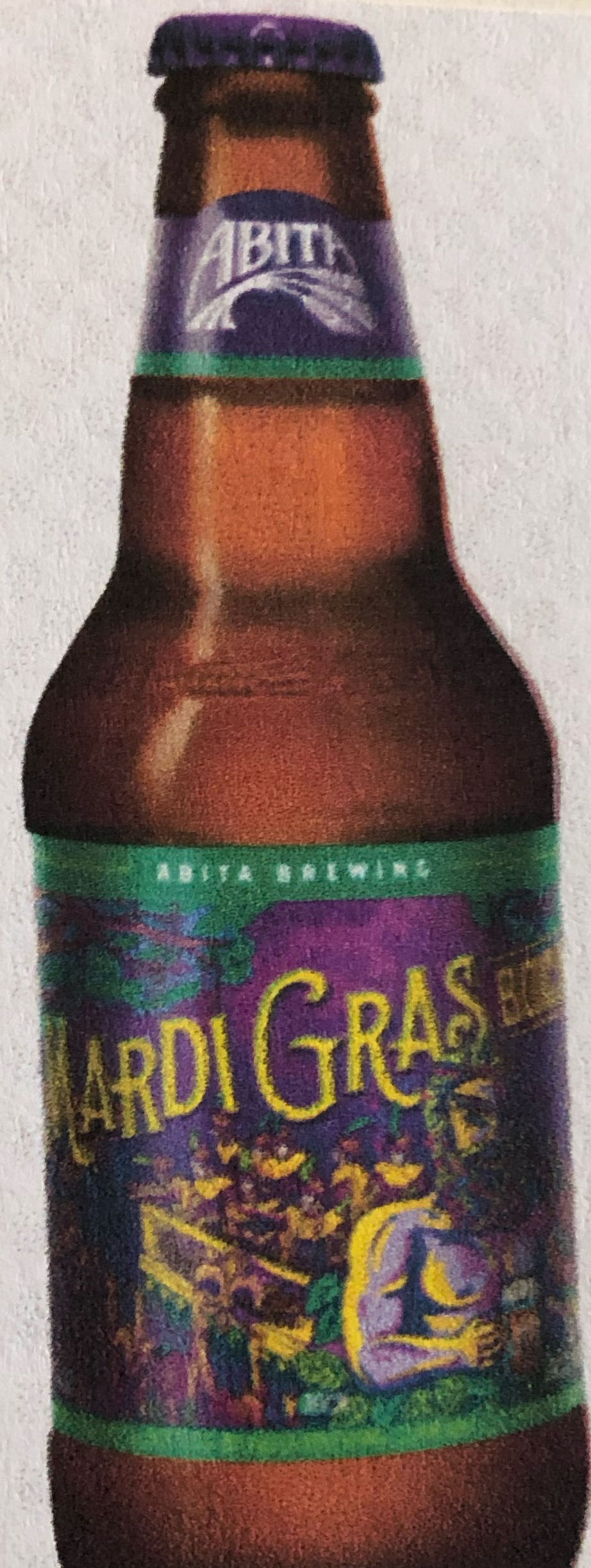 Abita Mardi Gras - Abita Brewing Company alcohol collectible - Main Image 2