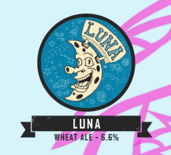 Beards Luna - Beards Brewery Petoskey Michigan alcohol collectible - Main Image 2