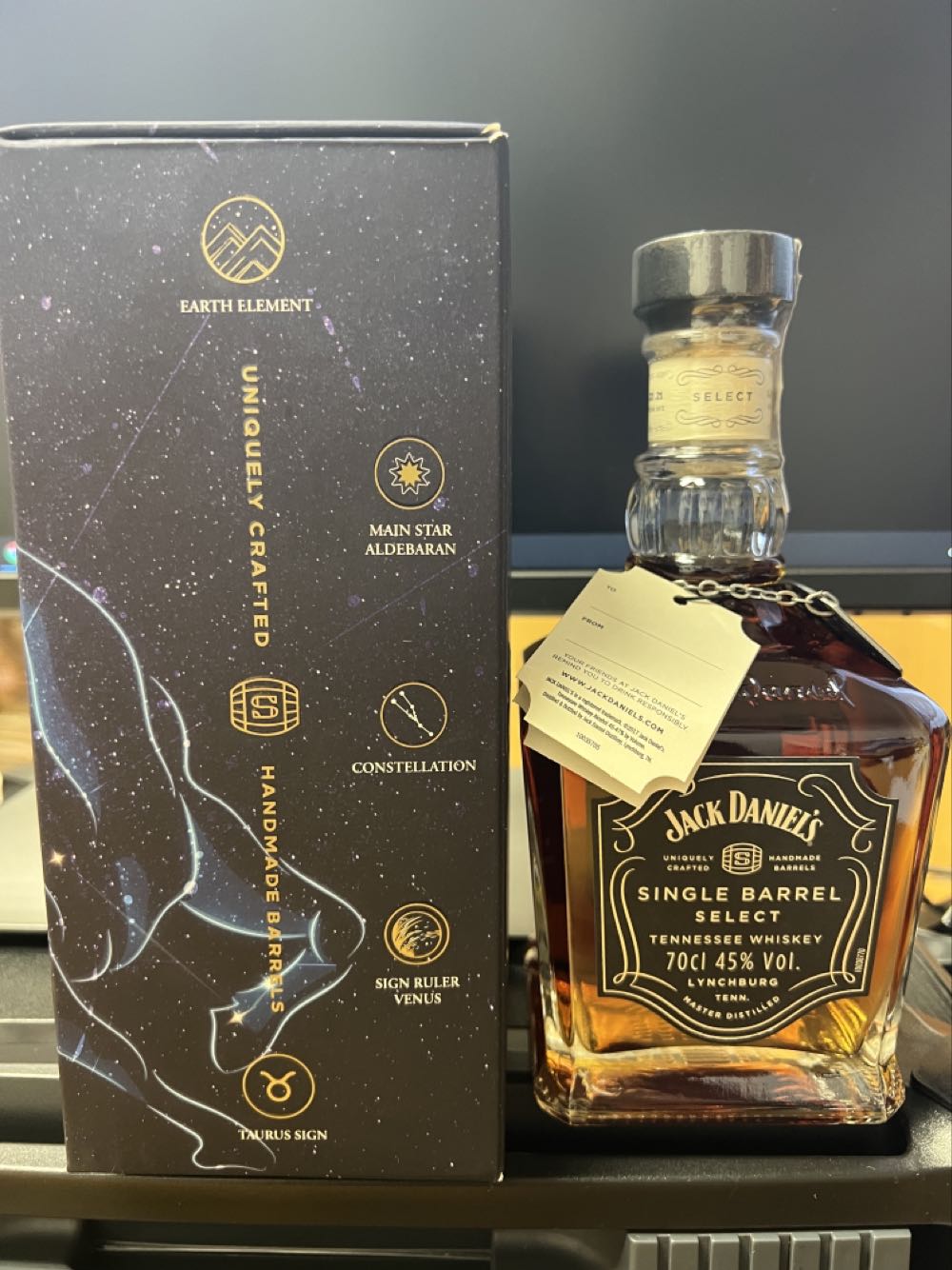 Zodiac Taurus 2021 Poland - Jack Daniel Distillery (700 mL) alcohol collectible - Main Image 2