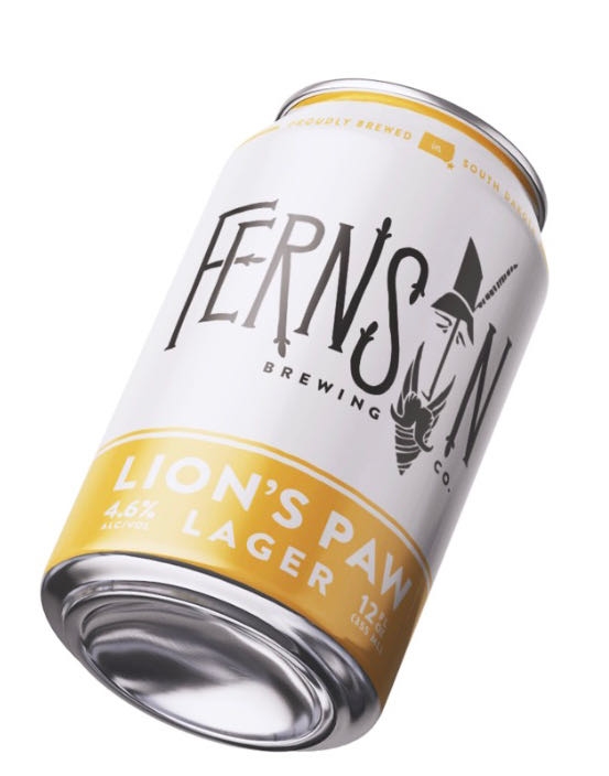 Fernson Lion’s Paw - Fernson’s Brewing Company alcohol collectible - Main Image 2