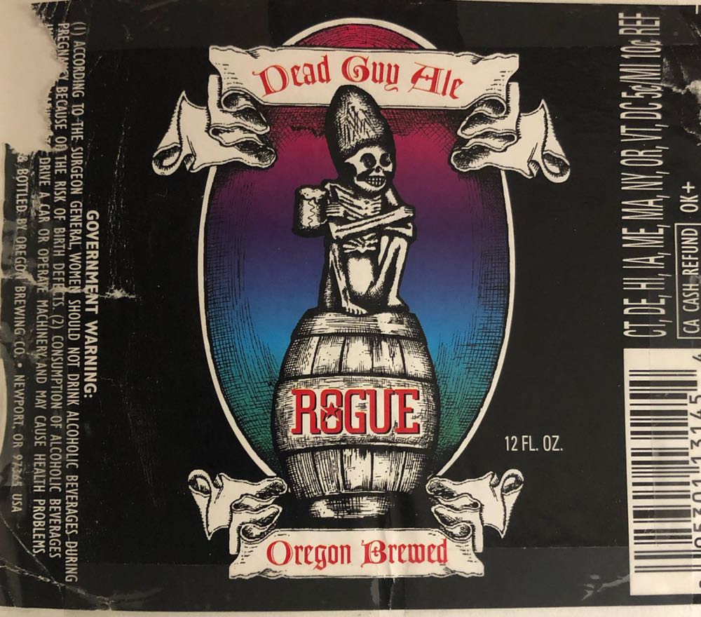 Rogue Dead Guy Ale - Rogue Ales Ashland alcohol collectible - Main Image 2