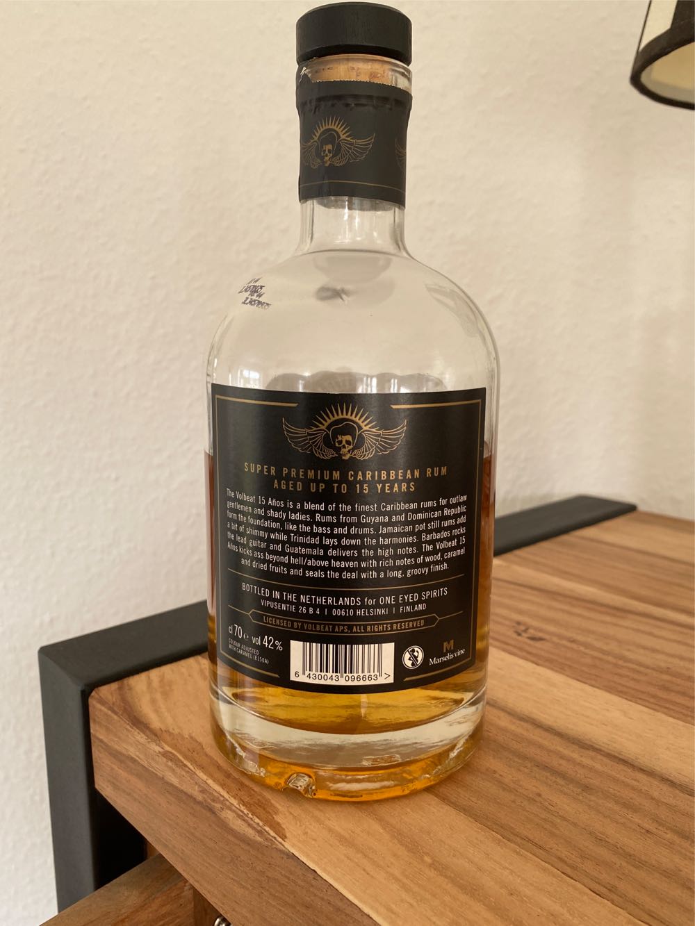 Volbeat Rum 15 Anos. II  alcohol collectible [Barcode 6430043096663] - Main Image 2