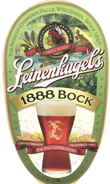 Leinenkugel’s 1888 Bock - Leinenkugel’s Brewing Company, Chippewa Falls alcohol collectible - Main Image 2