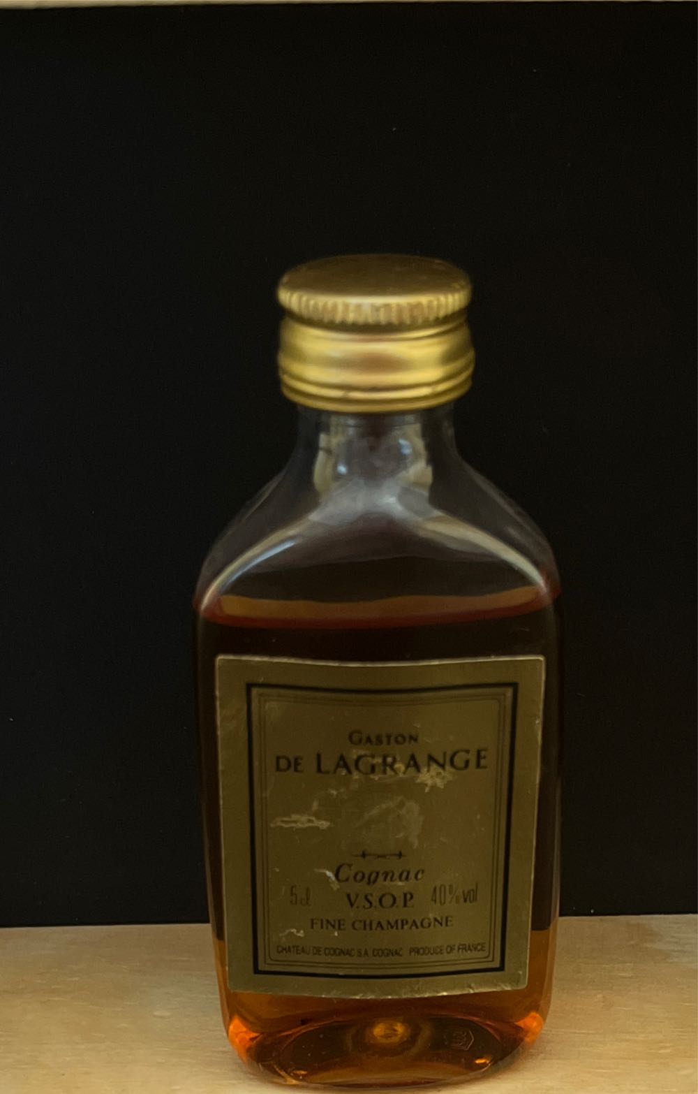 Gaston De Lagrange - Chateau de Cognac S.A. (50 mL) alcohol collectible - Main Image 2