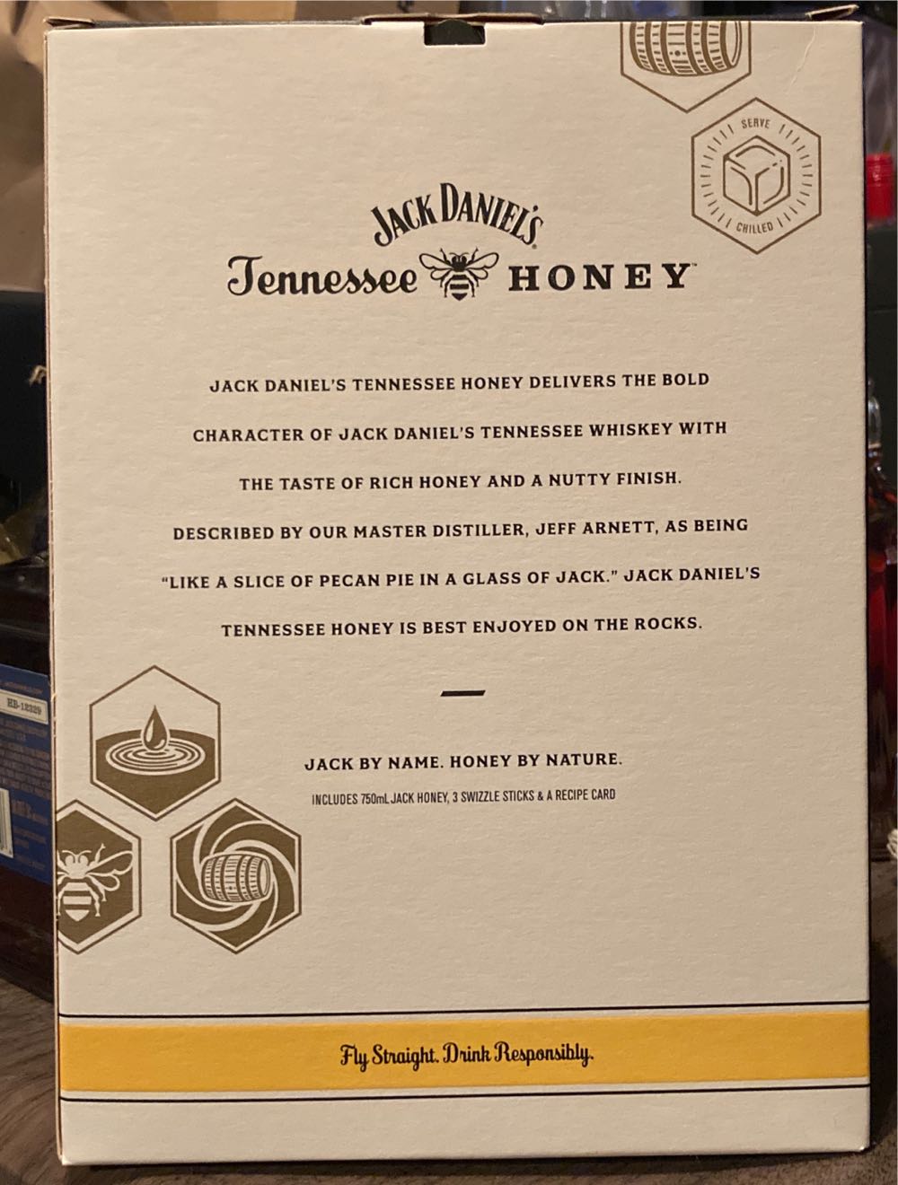 JD Honeysett - Jack Daniels (750 mL) alcohol collectible [Barcode 082184203620] - Main Image 2