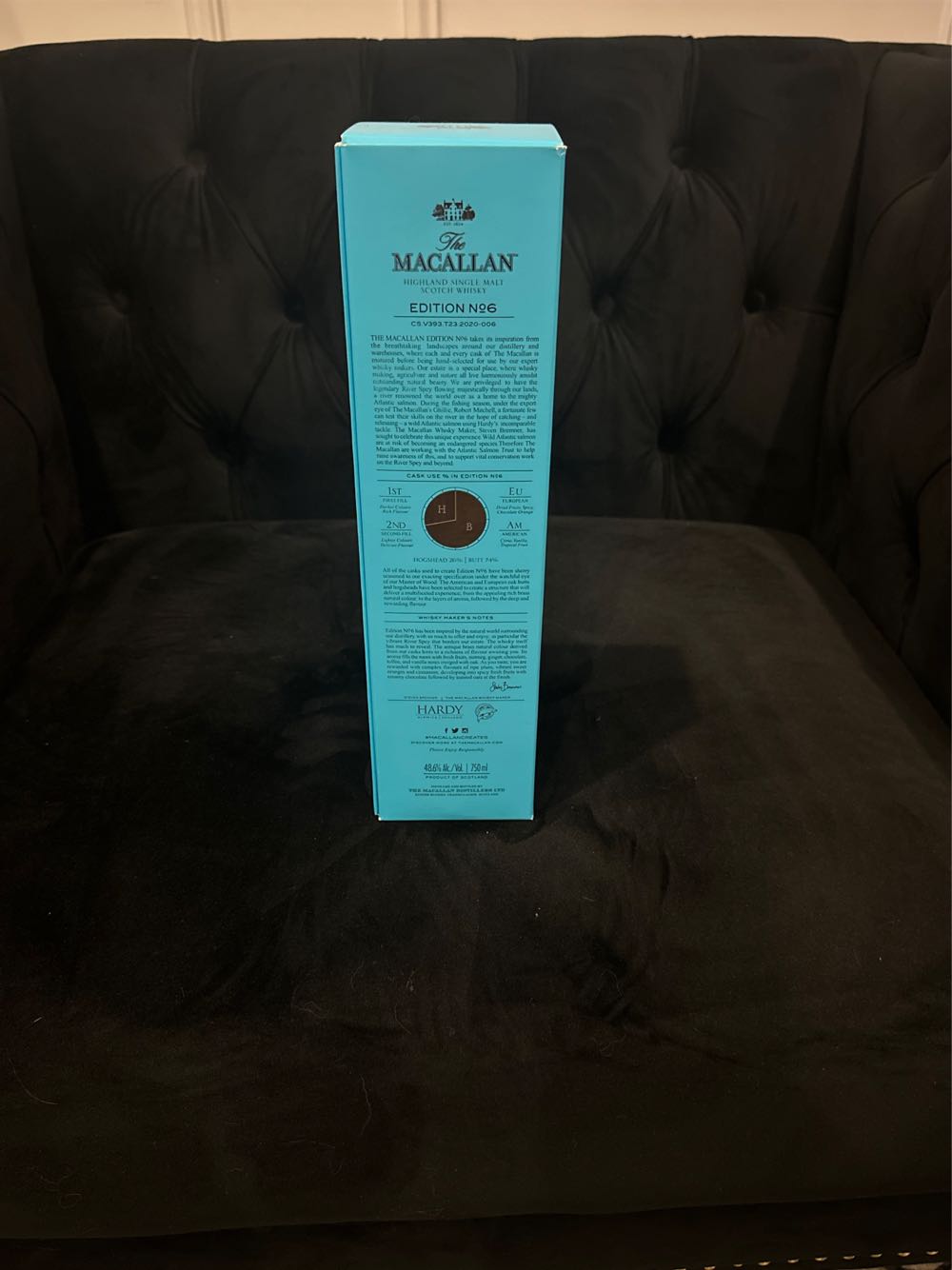 Macallan Edition No. 6 - The Macallan Distillers (750 mL) alcohol collectible [Barcode 812066023394] - Main Image 2