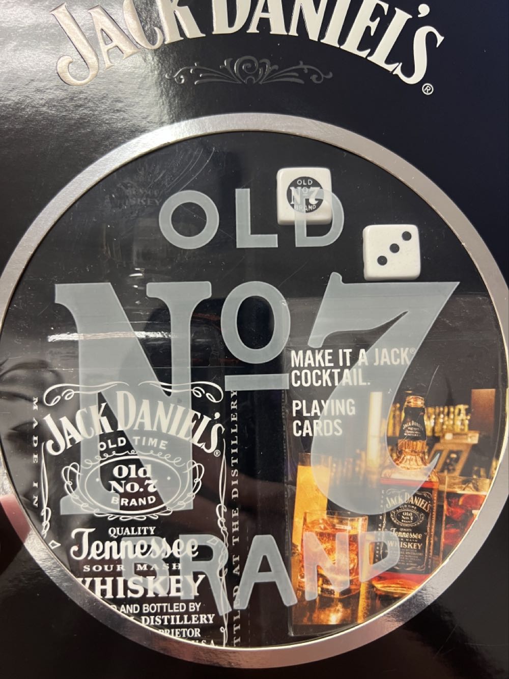 Set 3 Black Label - PlayCards And Dices - Jack Daniel Distillery (375 mL) alcohol collectible [Barcode 082184046166] - Main Image 4