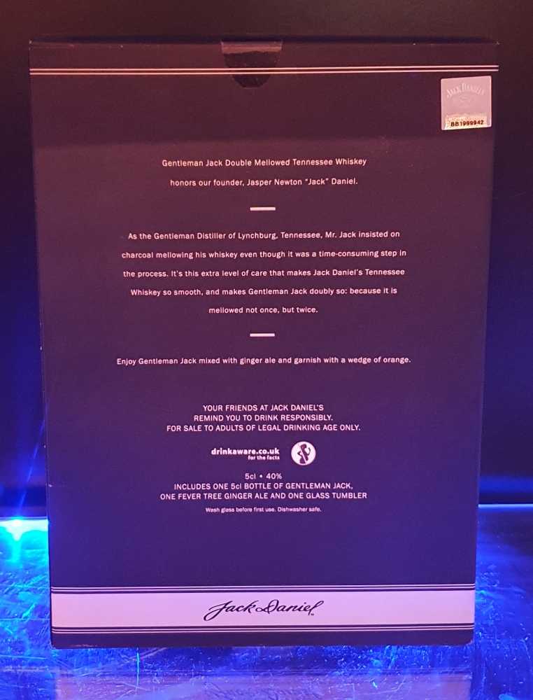 Geschenkset Jack & Ginger - Jack Daniels Distillery (50 mL) alcohol collectible [Barcode 5038635060613] - Main Image 4