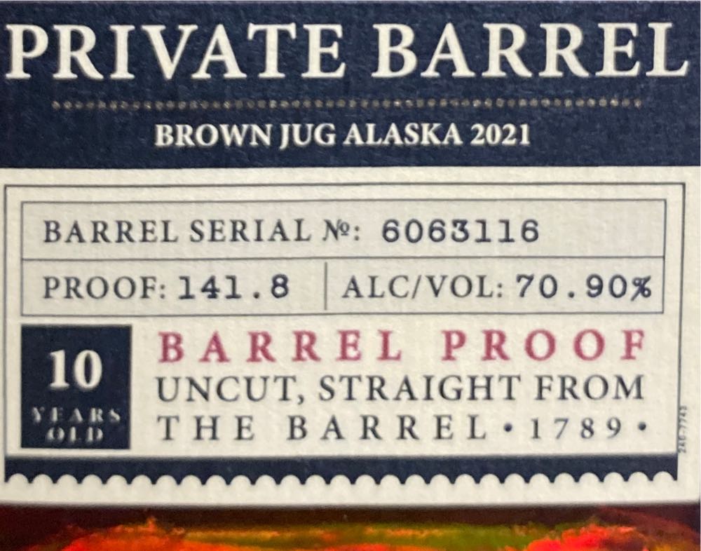 Elijah Craig Single Barrel Gold Eagle & ACBS - The Elijah Craig Distillery Co. (750mL) alcohol collectible [Barcode 096749003860] - Main Image 3