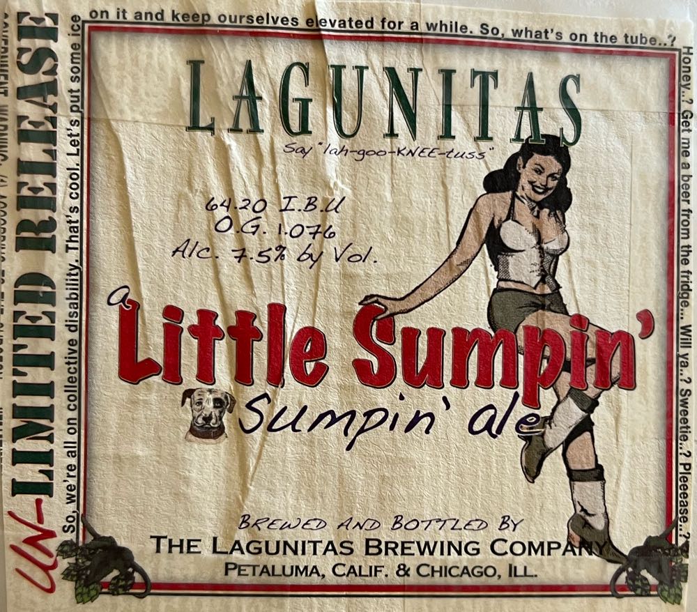 Lagunitas Little Sumpin’ - Lagunitas Brewing Company, Petaluma alcohol collectible - Main Image 1