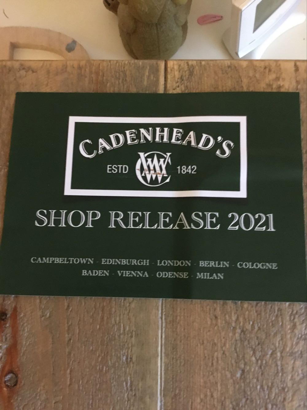 Cadenheads Shop Bottle Set 2021 9 Bootles In Toatal - Various Sets alcohol collectible - Main Image 2