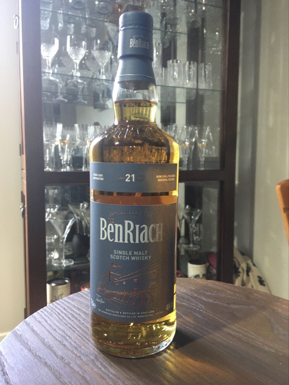 Benriach Old Single Malt Scotch Whisky Benriach 21 Years Whisky 700ml - Benriach Distillery (700 mL) alcohol collectible [Barcode 5060399685405] - Main Image 2