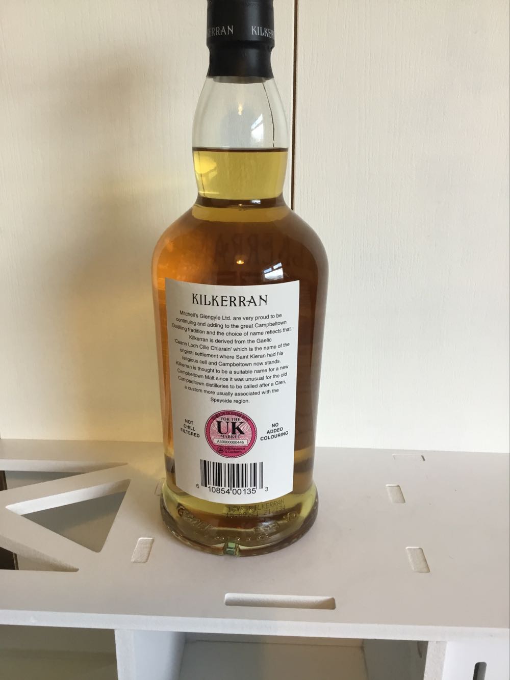 Kilkerran 16 Years Old 46% September 2021 (2025) - Kilkerran Glengyle Distillery (700 mL) alcohol collectible [Barcode 610854001353] - Main Image 2