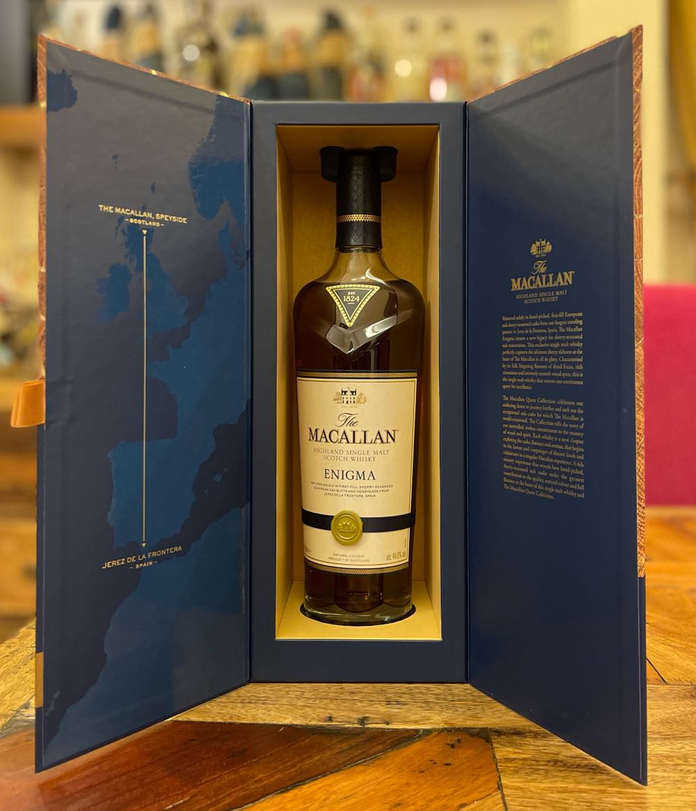 Enigma Whisky The Macallan Enigma Single Malt Scotch Whisky Single - Macallan Distillery (700 mL) alcohol collectible [Barcode 5010314305130] - Main Image 3