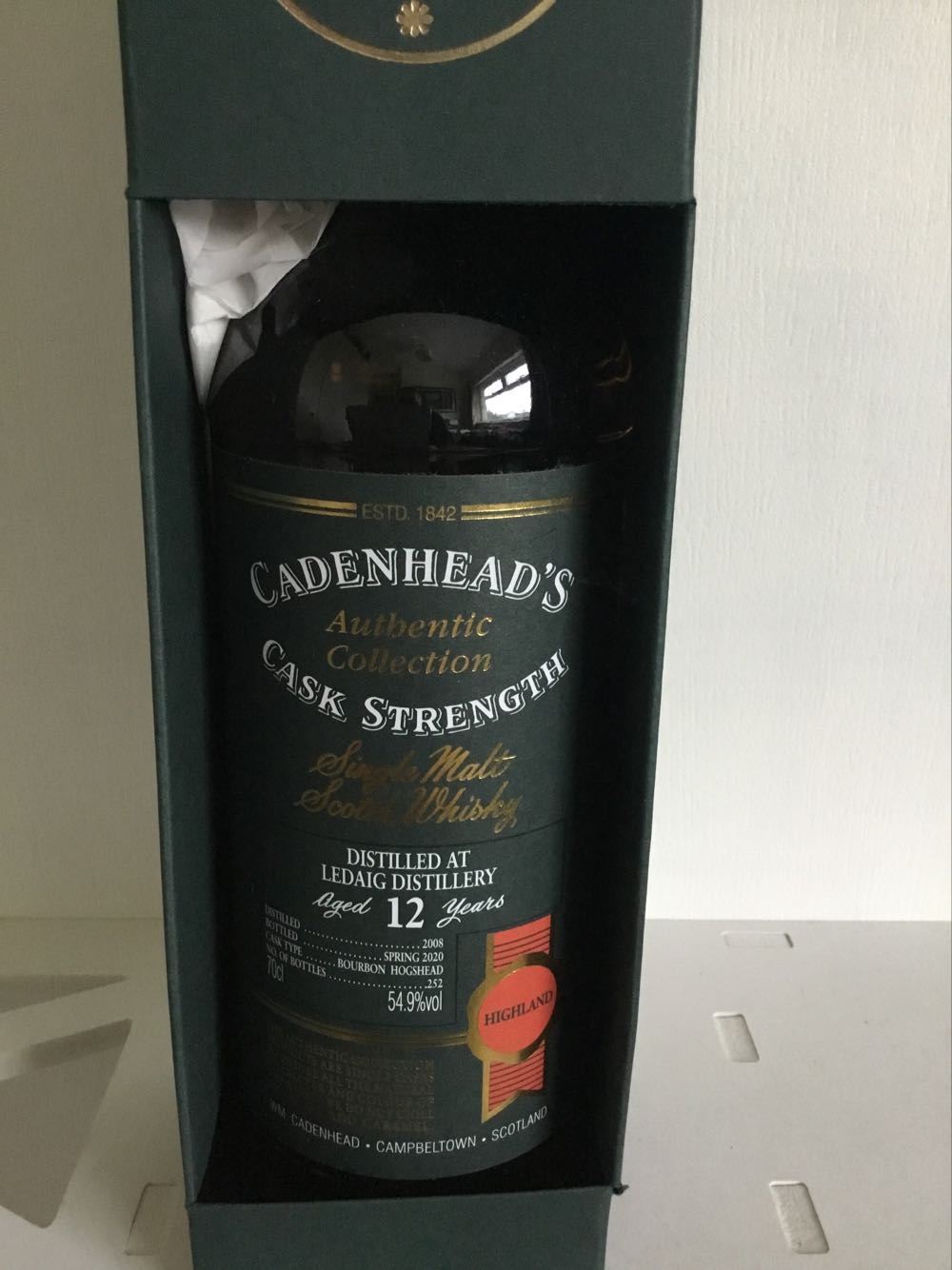 Ledaig 12yo 54.9% 2020 Cadenheads (2025) - Ledaig Distillery alcohol collectible - Main Image 1