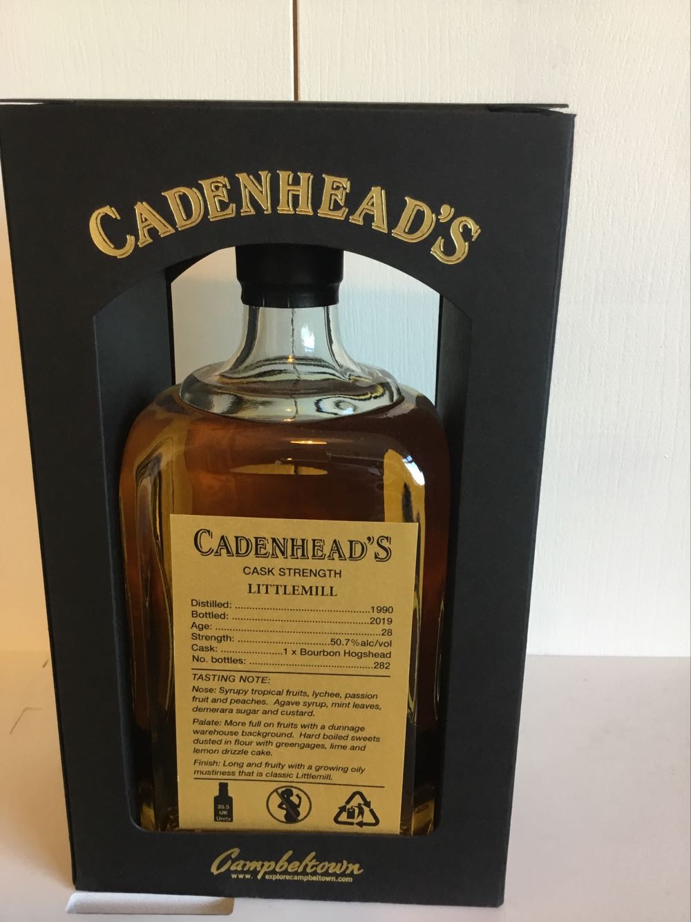 Little Ill 28yo 50.7%2019 Gold Label Cadenheads - Littlemill alcohol collectible - Main Image 2