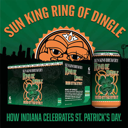 Sun King Ring Of Dingle - Sun King Brewing Company, Indianapolis alcohol collectible - Main Image 2